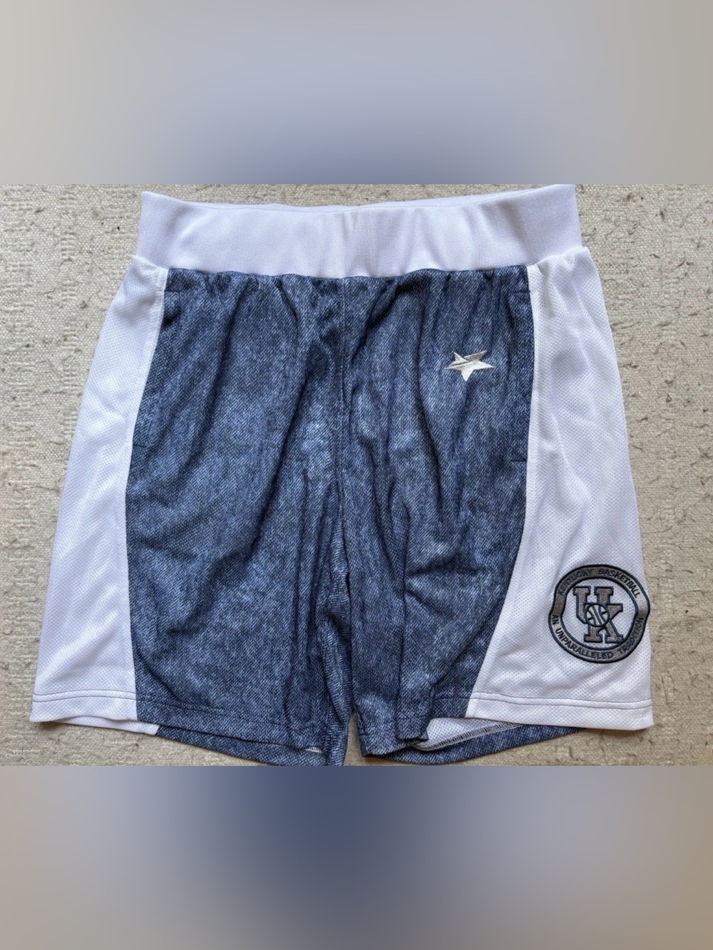 CONVERSE UNIVERSITY OF KENTUCKY BASKETBALL DENIM SHORTS BLUE Men’s Medium NWOT